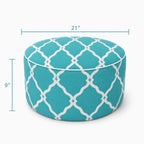 Outdoor Inflatable Ottoman 21"x21"x9"
