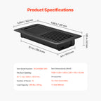 Floor Registers 4 x 10 Inch 12-Pack Iron Floor Vents for HVAC Vent Grilles