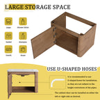 52'' Wall-Mounted Bathroom Vanity