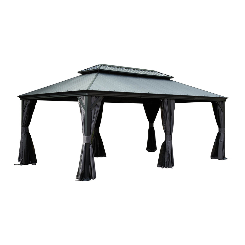 12'x20' Hardtop Gazebo with Resin Roof