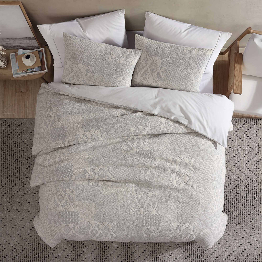 Paisley 3 Piece Queen Comforter Cover Set
