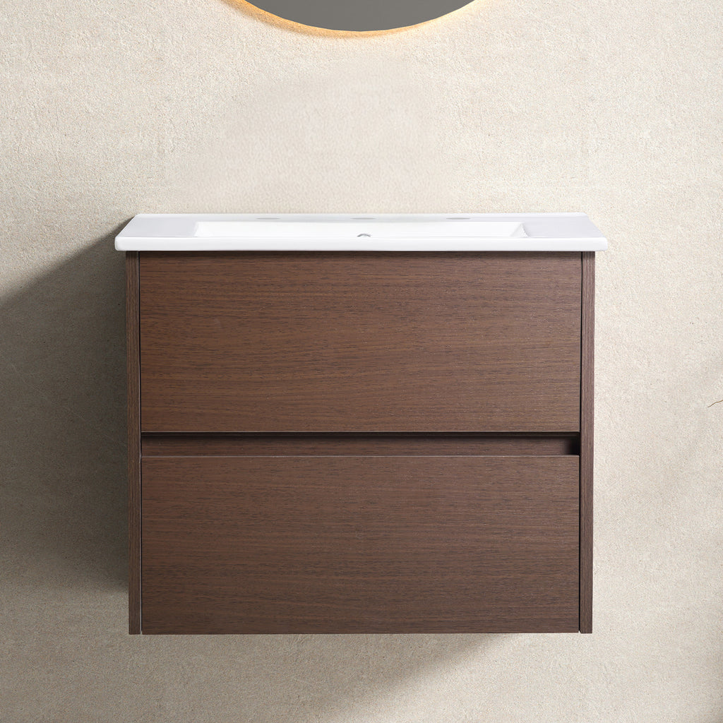 Modern Bathroom Vanity with Ceramic Basin