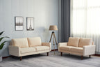 Beige Loveseat