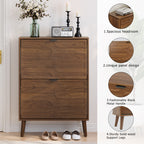 Medieval Modern Independent Shoe Cabinet, 23.62-inch