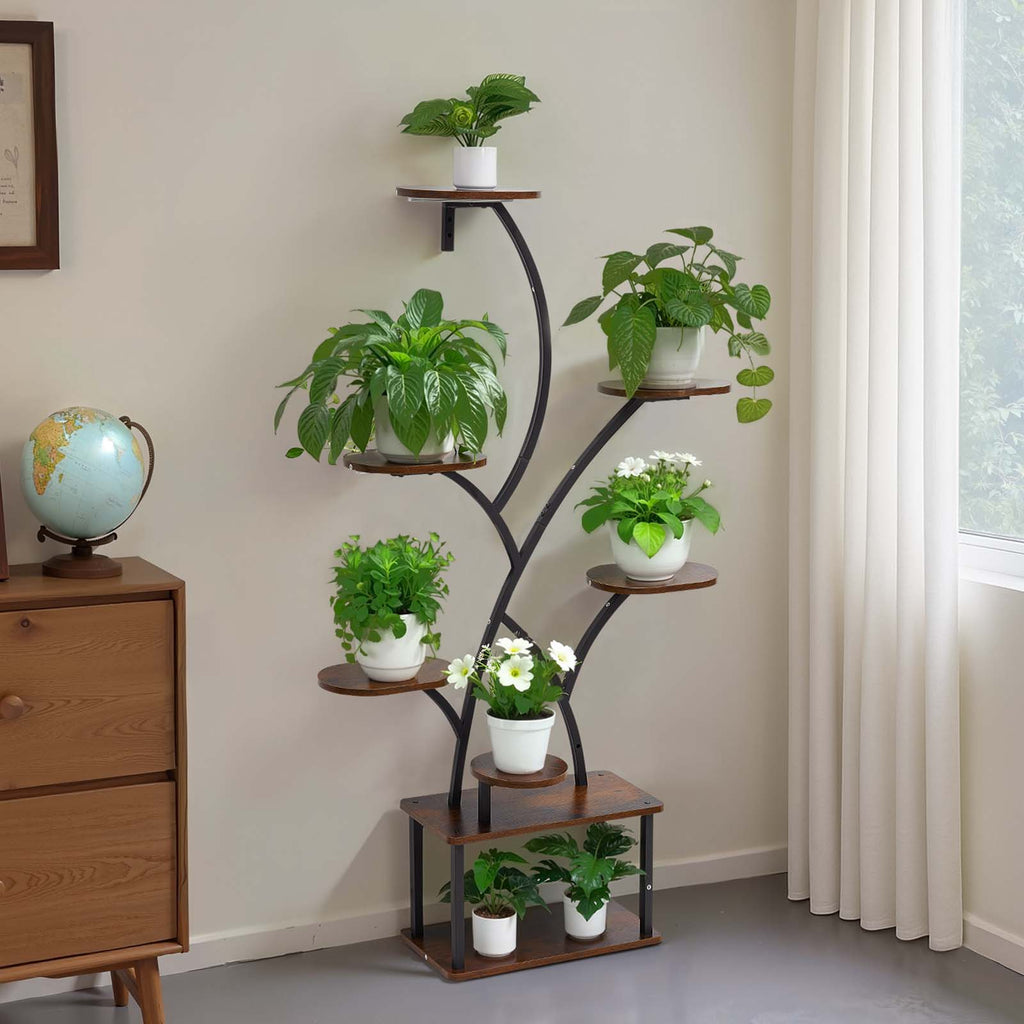 Indoor Plant Stand with Grow Lights