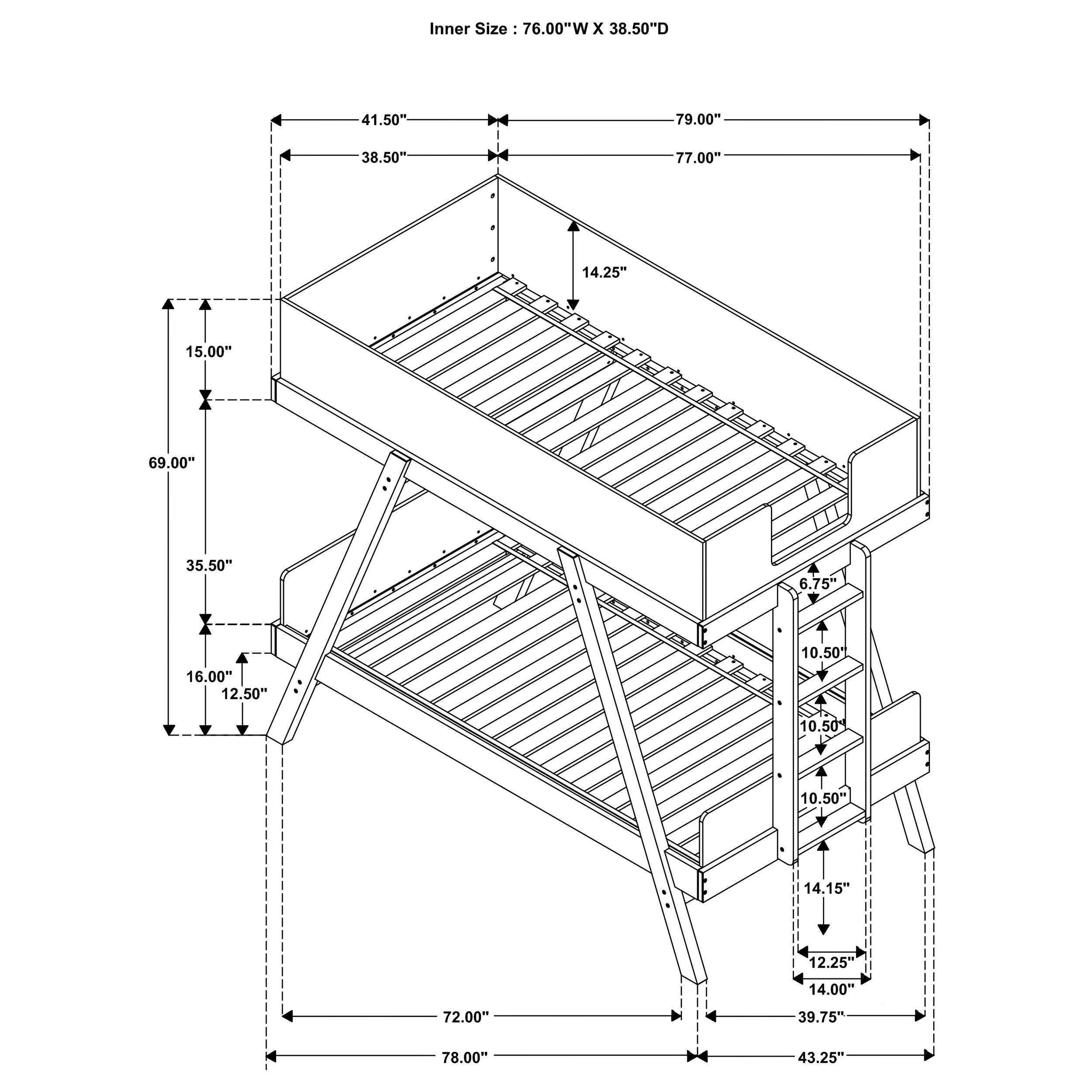 Hicks Twin Over Twin Bunk Bed
