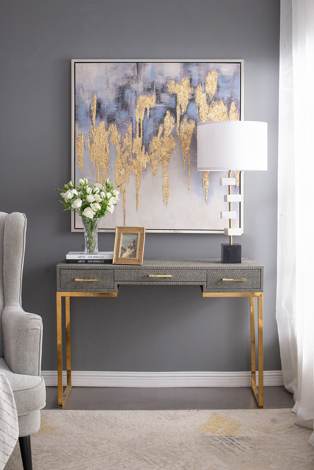 D15x30" Table Lamp