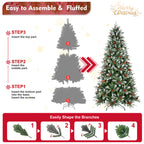 4FT Christmas Tree with 747 Tips