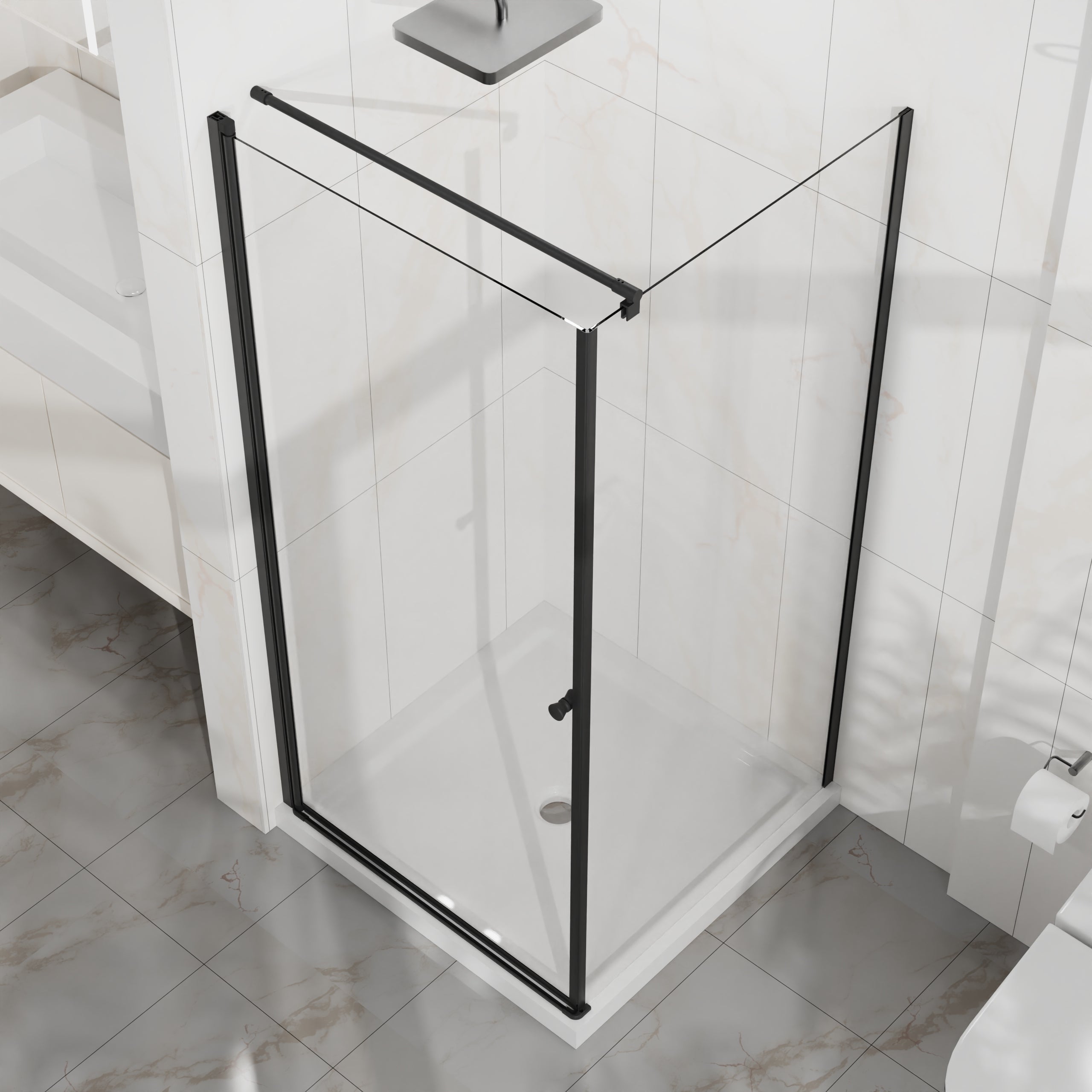 Goodyo Shower Enclosure 36 in. D x 36 in. W x 72 in. H