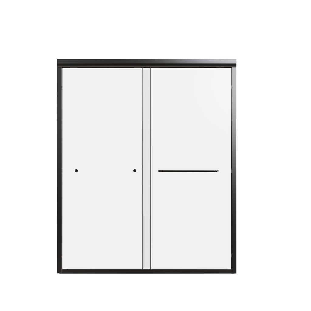 56"-60"W*72" H Semi-Frameless Double Sliding Shower Door
