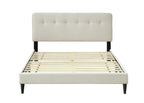 Queen Sized Upholstered Bed in a Box with USB