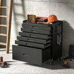 34.3" Rolling Tool Chest with 6 Drawers