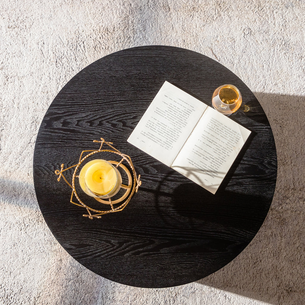 Round Coffee Table With Lift Function