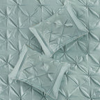 7 Piece Tufted Comforter Set Seafoam Cal King