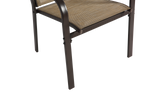 7 Pieces Patio Dining Set with Rectangular Table and 6 Stackable Chairs