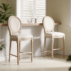 French Country 26'' Height Bar Chairs Set of 2