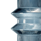 D5.9x11.8"H Fluted Accent Vases Set of 2
