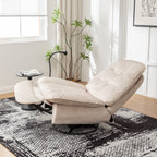 Ivory Recliner with Mobile Phone Holder