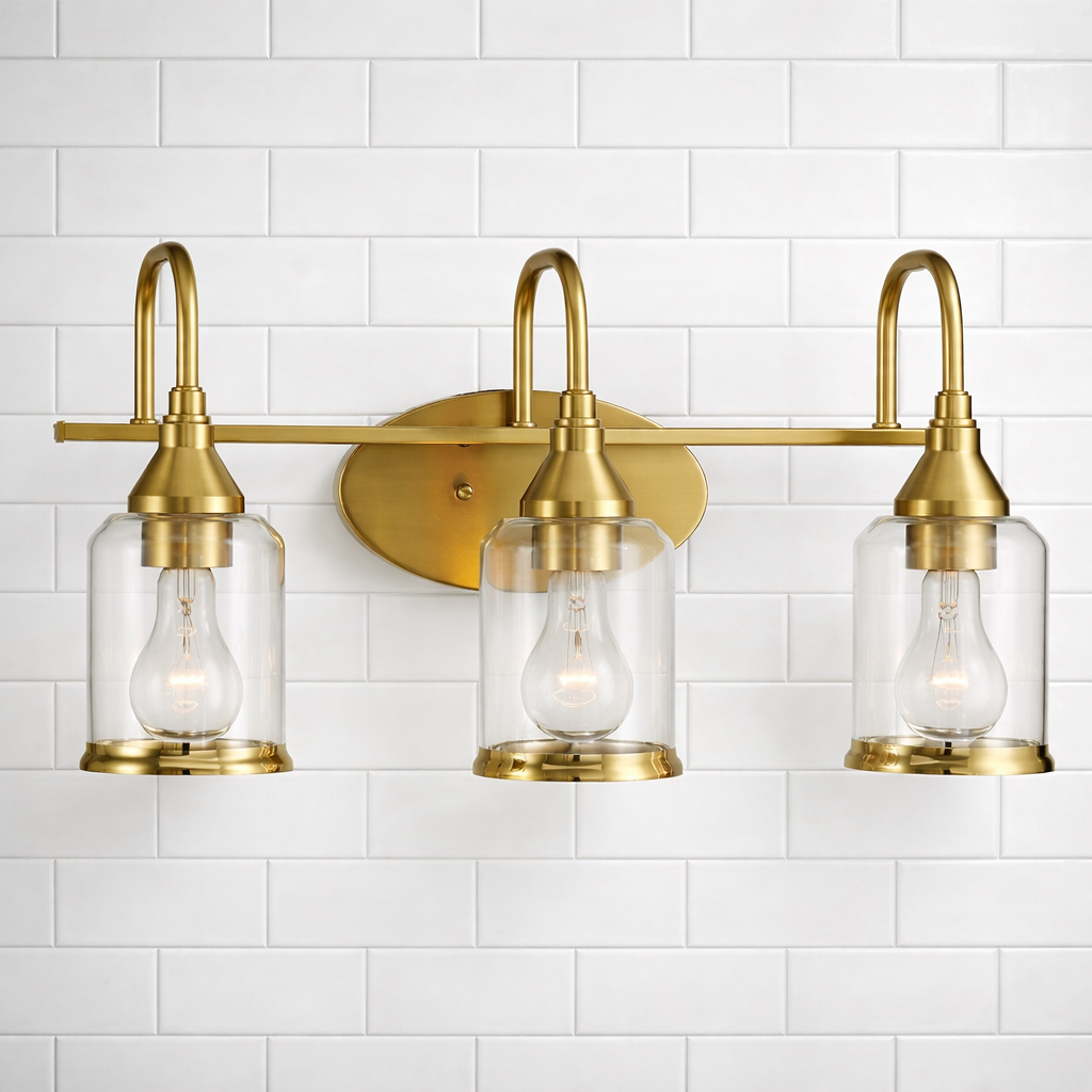 Twilight Brushed Three Light Vanity Light