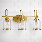 Twilight Brushed Three Light Vanity Light