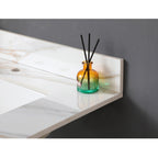 31 Inch Carrara Marble Vanity Top with Undermount Sink