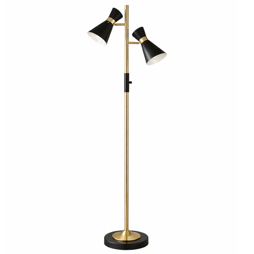 Axis Brassed Gold Floor Lamp