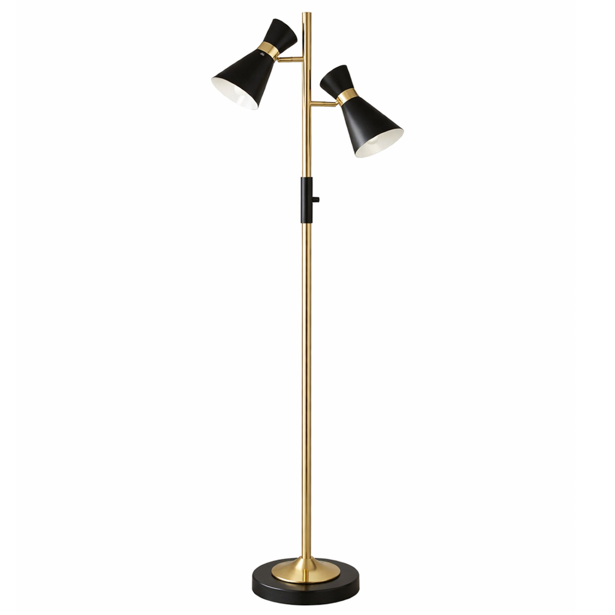 Axis Brassed Gold Floor Lamp