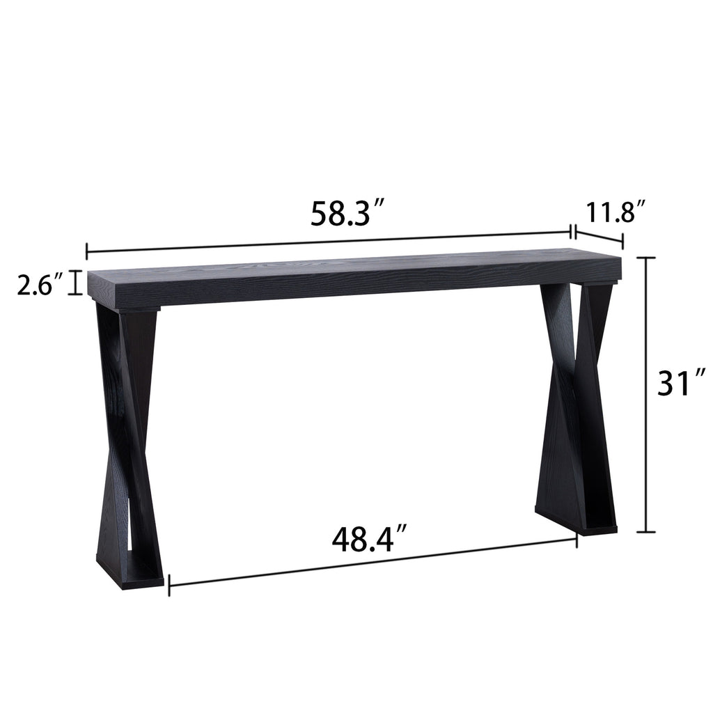 Modern Console Table – 58.3" Narrow Entryway Table