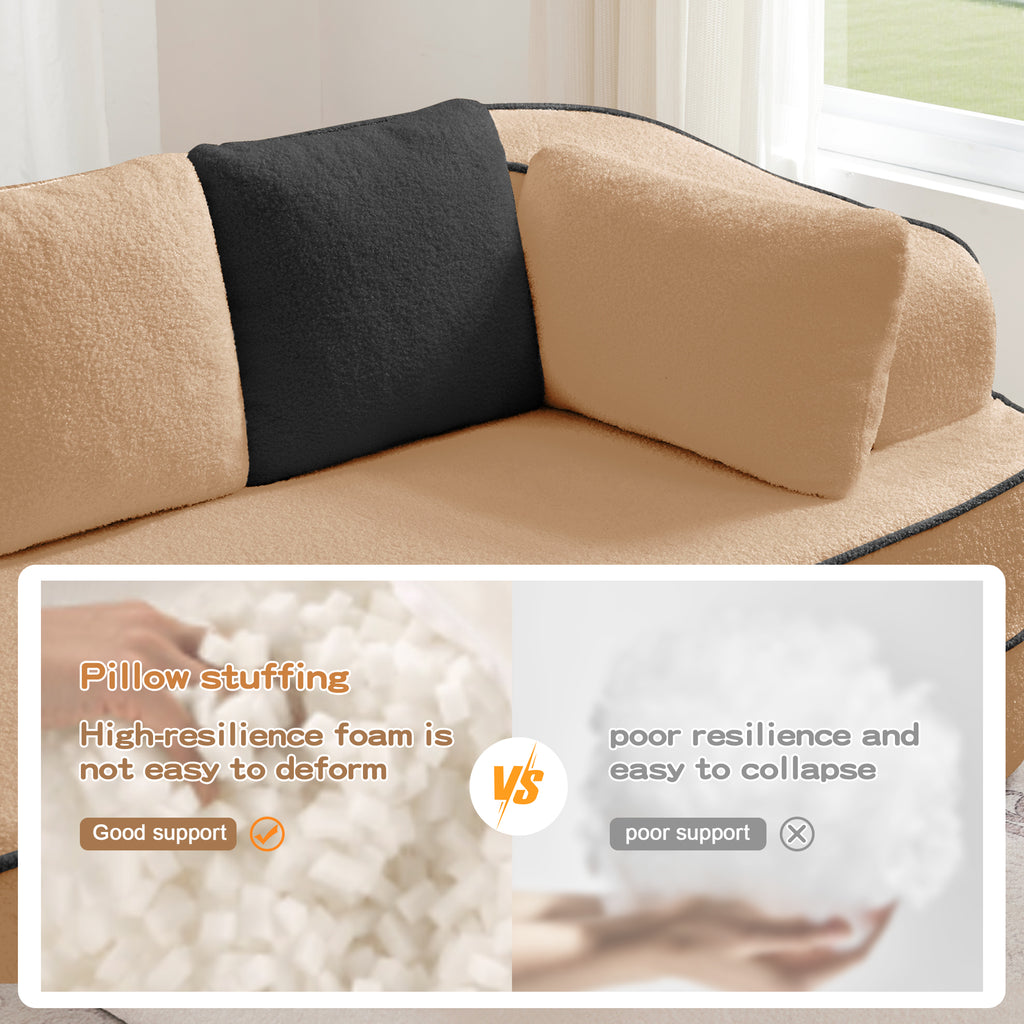 Teddy Fabric Sofa for Living Room