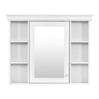 35" x 28" White Wall Mounted Bathroom Storage Cabinet