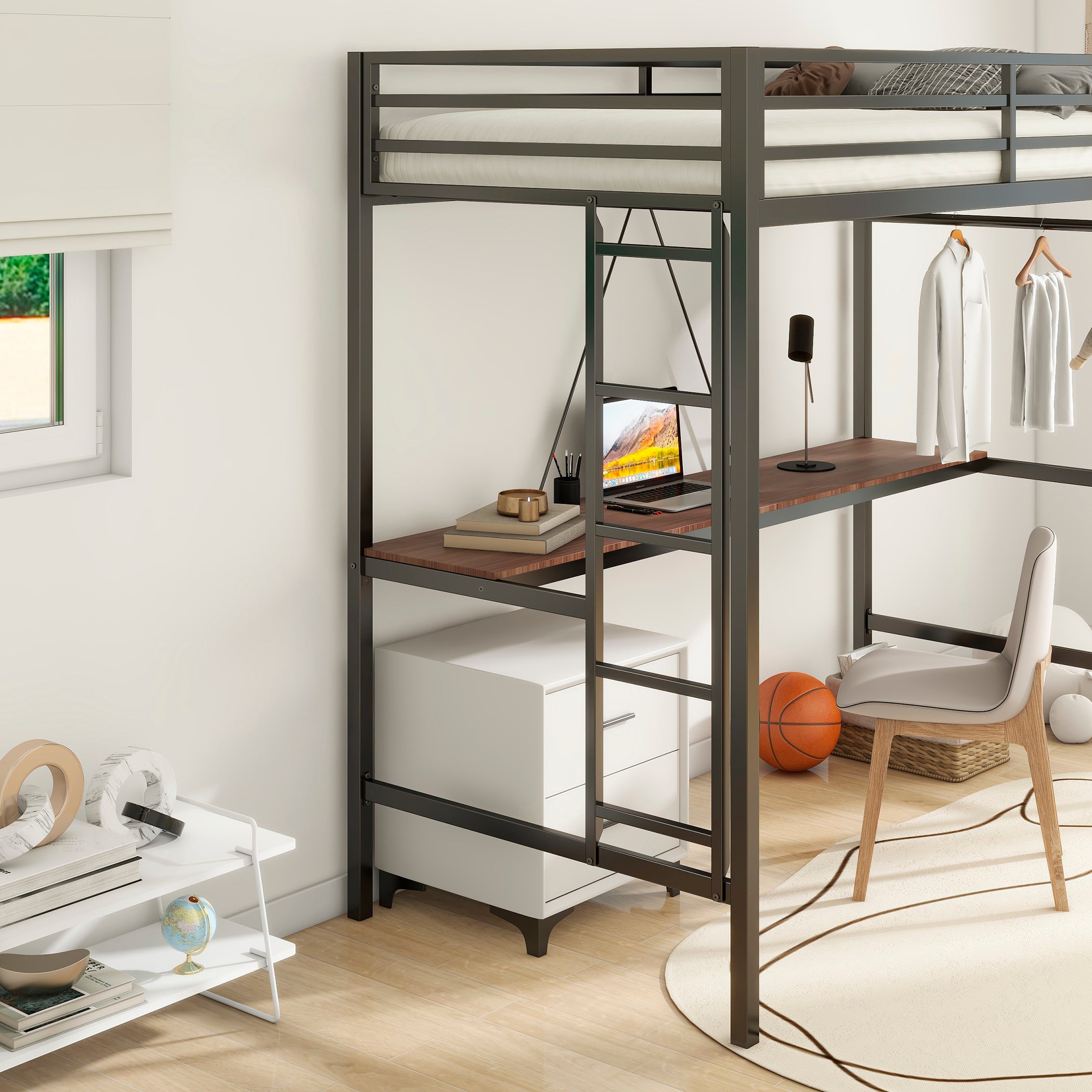 Adam Sturdy Twin Loft Bed