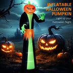 Halloween Inflatables Outdoor Decorations Pumpkin Head Ghost