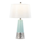 Penelope 22" Contemporary Ceramic Table Lamp with Tiffany