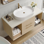 Modern 39.3 Wall-Mounted Bathroom Vanity