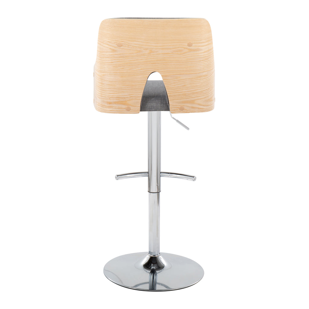 Contemporary Adjustable Barstool Stool with Swivel
