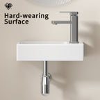 Wall-Mounted Ceramic Bathroom Sink