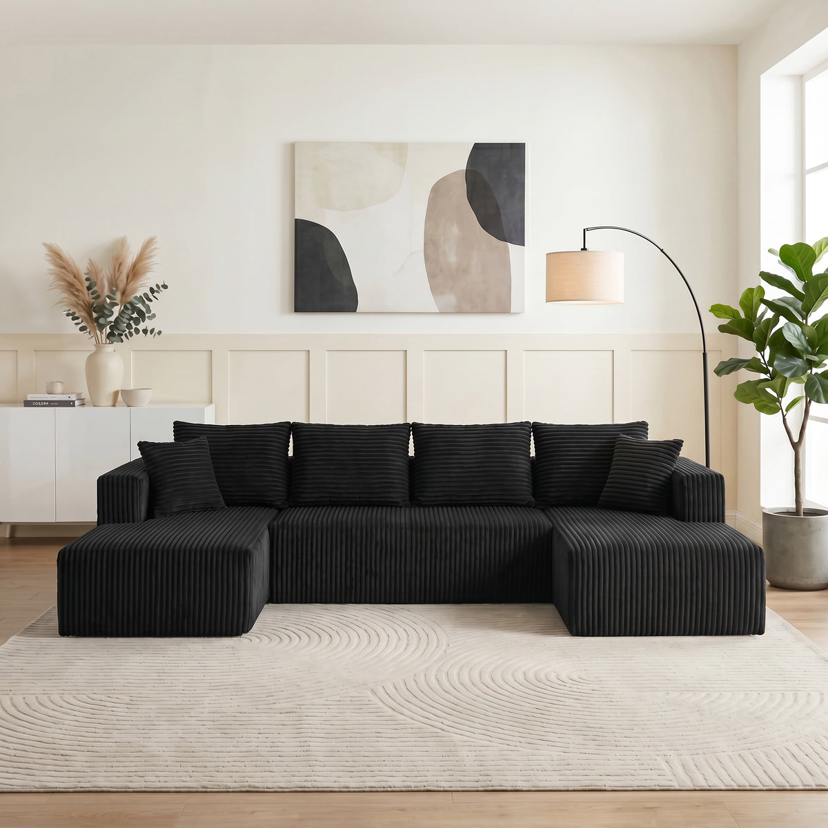 132.1 Inch Modular Sectional Sofa
