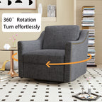360 Degree Swivel Armchair Cotton