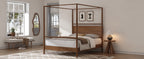 Solid Wood Canopy Bed Frame – King Size