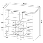 Irving Mango Engineered Wood Freestanding Home Bar