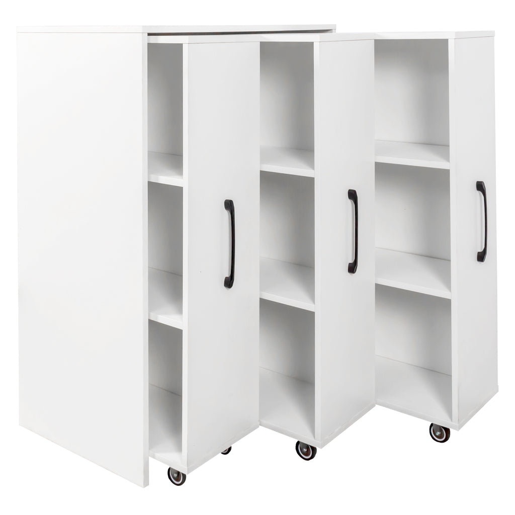 Bookcase with Three Pulled Out Doors