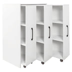 Bookcase with Three Pulled Out Doors