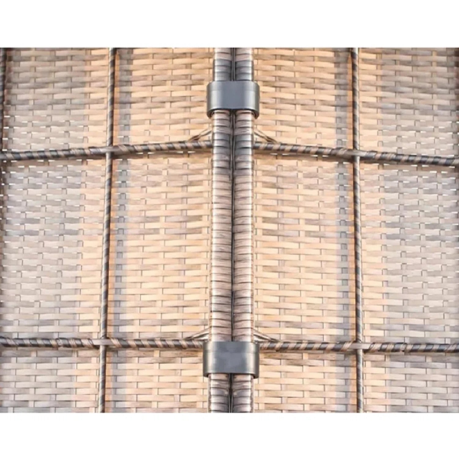 Fully Assembled Outdoor Wicker Sofa Set with Cushions