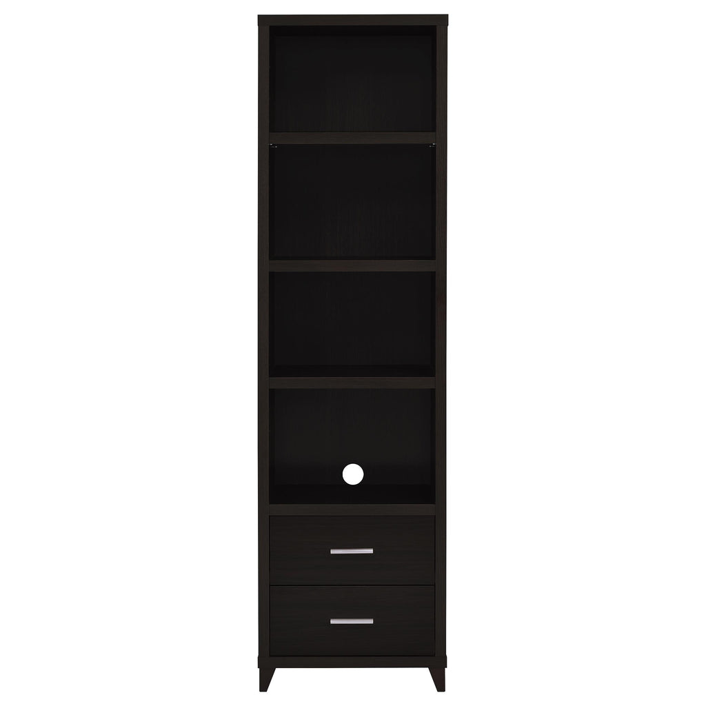Barnaby Cappuccino 4-Piece Rectangular Entertainment Center