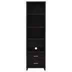 Barnaby Cappuccino 4-Piece Rectangular Entertainment Center