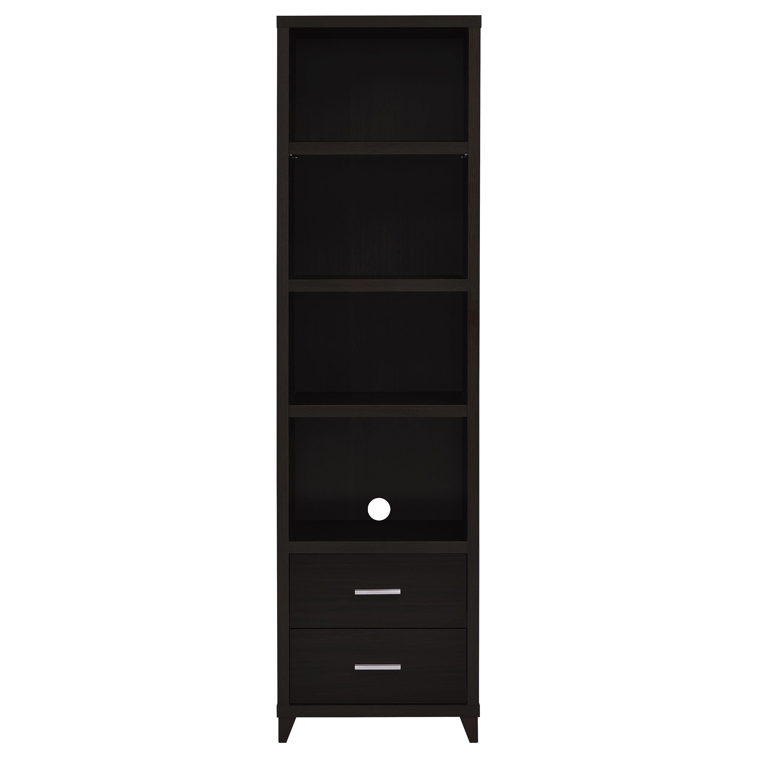 Barnaby Cappuccino 4-Piece Rectangular Entertainment Center