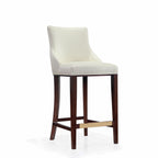 Shubert Wood Upholstered Barstool