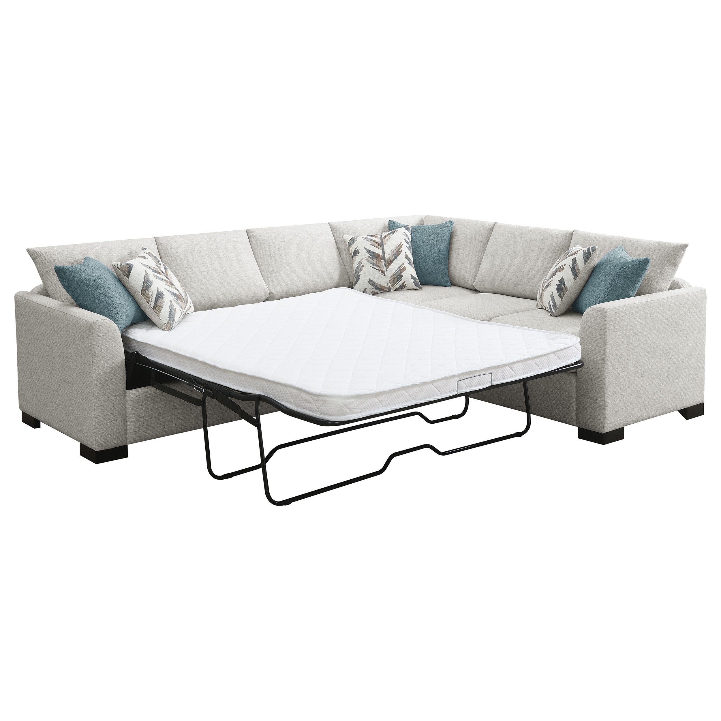 Radison Greige Upholstered Sectional Sofa