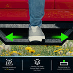 Two Stairs Running Boards Side Steps For Jeep Wrangler JK