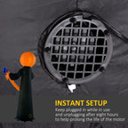 Outsunny 10ft Inflatable Halloween Pumpkin Head Ghost Decoration